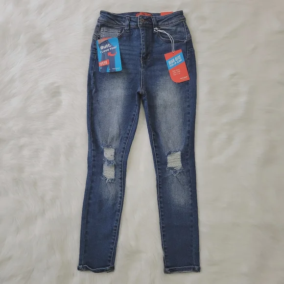 Wax High-Rise Push-up Jeans - Picture 1 of 4